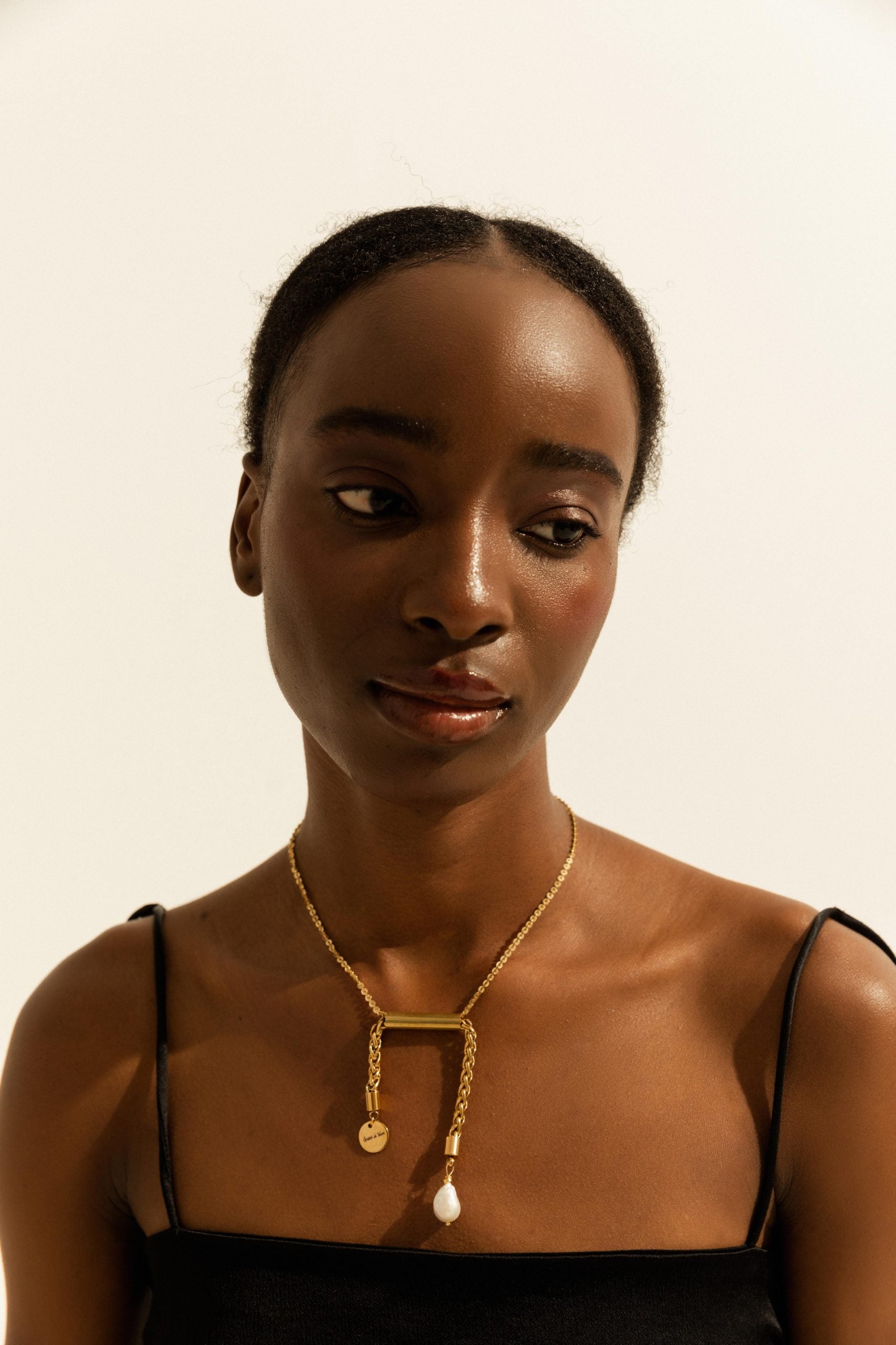 Libra Necklace with pearl