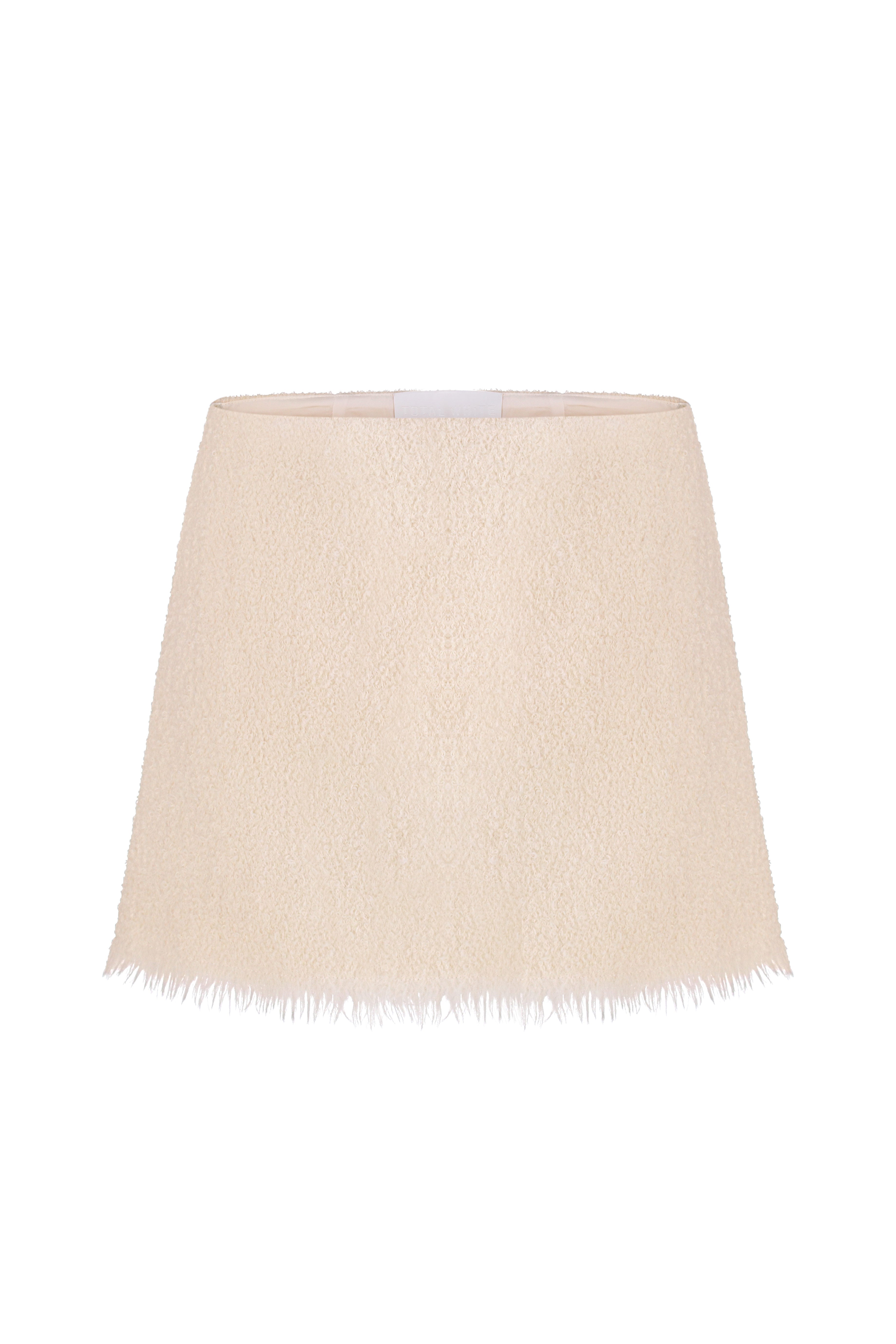 Mohair miniskirt