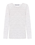 Semi-sheer lace blouse