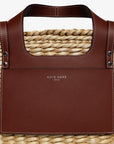 Straw Essence Tote Black