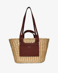 Straw Essence Tote Black