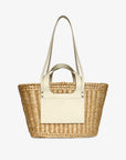 Straw Essence Tote Black