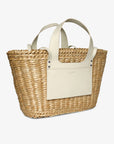 Straw Essence Tote Black