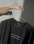 «Call me when you rich» T-shirt