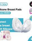 Dr.isla MSB03 2pcs Wearable Milk Saver for Breastfeeding Manual Breastmilk Collector Silicone Breast Shell Milk Collection Cup