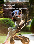 Belecoo Baby Stroller 2 in 1/3 in 1 Carseat Can Sit And Lie Down Foldable High Landscape Two-way Shock-absorbing Free Shippi