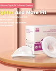 Dr.isla MSB03 2pcs Wearable Milk Saver for Breastfeeding Manual Breastmilk Collector Silicone Breast Shell Milk Collection Cup