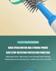 Electric Baby Bottle Brush 1500mah Multipurpose Silicone Cordless Infants Babe Milk Bottle Nipple Clean Brushes with Extensions