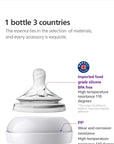 PHILIPS AVENT Newborn baby Wide caliber High borosilicate glass feeder Anti choking Anti-Colic 0-6 months or more 160ml 240ml