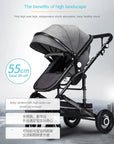 Baby stroller 3 in 1 stroller folding two-sided child four seasons kinderwagen baby carriage high landscape Newborn Travelling