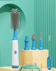 Electric Baby Bottle Brush 1500mah Multipurpose Silicone Cordless Infants Babe Milk Bottle Nipple Clean Brushes with Extensions