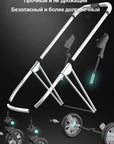 BETSOCCI Baby Stroller Four Wheel Trolley 2 in 1/ 3 in 1 High Landscape Folding Portable Trolley Two Way