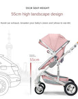 Baby stroller 3 in 1 stroller folding two-sided child four seasons kinderwagen baby carriage high landscape Newborn Travelling