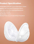 Dr.isla MSB03 2pcs Wearable Milk Saver for Breastfeeding Manual Breastmilk Collector Silicone Breast Shell Milk Collection Cup