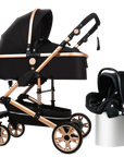 Baby stroller 3 in 1 stroller folding two-sided child four seasons kinderwagen baby carriage high landscape Newborn Travelling