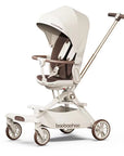 Foldable Lightweight Baby Stroller with Sunshade Sitting and Lying Two Mode Baby Stroller Four-wheel Anti Rollover