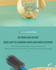 Electric Baby Bottle Brush 1500mah Multipurpose Silicone Cordless Infants Babe Milk Bottle Nipple Clean Brushes with Extensions