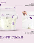 PHILIPS AVENT Milk storage bag Breast milk preservation bag double-seal disposable Portable Milk powder bag 100ml * 25 pieces