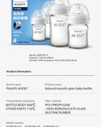 PHILIPS AVENT Newborn baby Wide caliber High borosilicate glass feeder Anti choking Anti-Colic 0-6 months or more 160ml 240ml