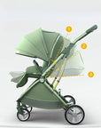 Separable twin baby stroller Two-way foldable baby stroller Lightweight High view twin baby Carriage Newborn stroller