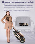 Belecoo Baby Stroller 2 in 1/3 in 1 Carseat Can Sit And Lie Down Foldable High Landscape Two-way Shock-absorbing Free Shippi