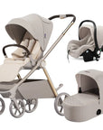 Baby Strollers 3 In 1 Luxury Baby Stroller 3 In 1 With Carrycot And Carseat Baby Strollers