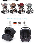 Baby stroller 3 in 1 stroller folding two-sided child four seasons kinderwagen baby carriage high landscape Newborn Travelling