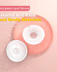 Dr.isla MSB03 2pcs Wearable Milk Saver for Breastfeeding Manual Breastmilk Collector Silicone Breast Shell Milk Collection Cup