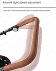 Portable Twin Baby Stroller Collapsible Double Stroller Traveling Twin Stroller Two-way High View Double Baby Carriage