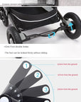 Baby stroller 3 in 1 stroller folding two-sided child four seasons kinderwagen baby carriage high landscape Newborn Travelling