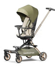 Foldable Lightweight Baby Stroller with Sunshade Sitting and Lying Two Mode Baby Stroller Four-wheel Anti Rollover