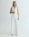 V-neck tailored waistcoat