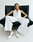High-wasted trousers