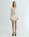 Mohair miniskirt