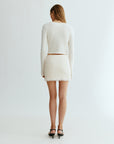 Mohair miniskirt