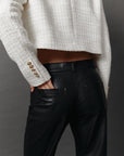 Eco leather trousers