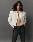 Eco leather trousers