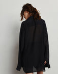 Light beach suit in black