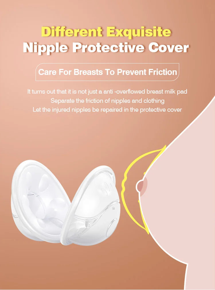 Dr.isla MSB03 2pcs Wearable Milk Saver for Breastfeeding Manual Breastmilk Collector Silicone Breast Shell  Milk Collection Cup