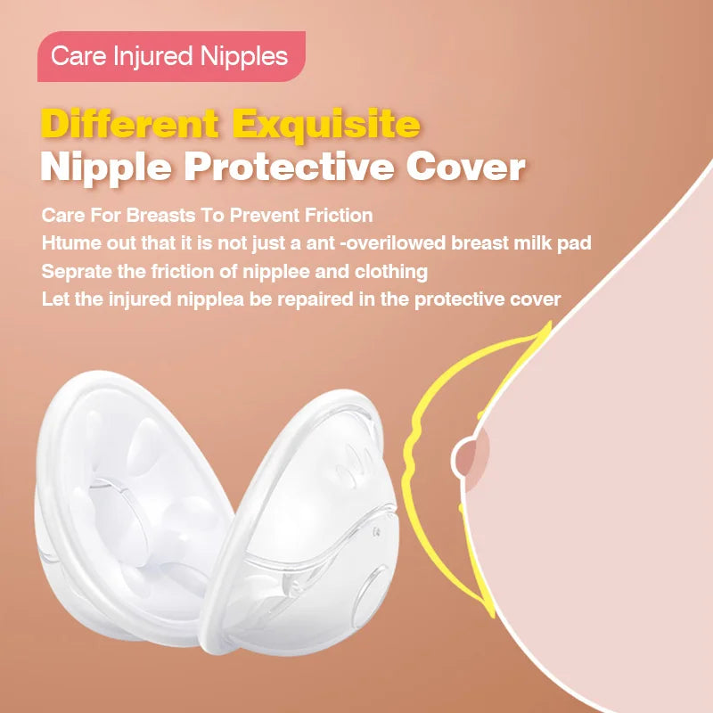 Dr.isla MSB03 2pcs Wearable Milk Saver for Breastfeeding Manual Breastmilk Collector Silicone Breast Shell  Milk Collection Cup