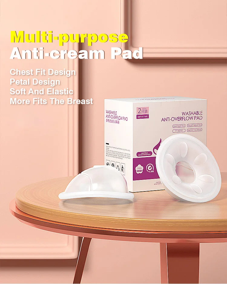 Dr.isla MSB03 2pcs Wearable Milk Saver for Breastfeeding Manual Breastmilk Collector Silicone Breast Shell  Milk Collection Cup