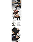 Baby Home 946 Single-To Lift Travel System Baby Stroller Pram Carrycot Raincoat Cup Holder Foot Cover Anakucağı