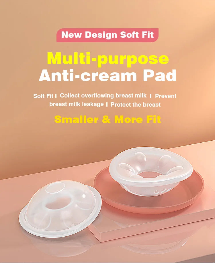 Dr.isla MSB03 2pcs Wearable Milk Saver for Breastfeeding Manual Breastmilk Collector Silicone Breast Shell  Milk Collection Cup