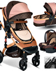 Baby Home 946 Single-To Lift Travel System Baby Stroller Pram Carrycot Raincoat Cup Holder Foot Cover Anakucağı